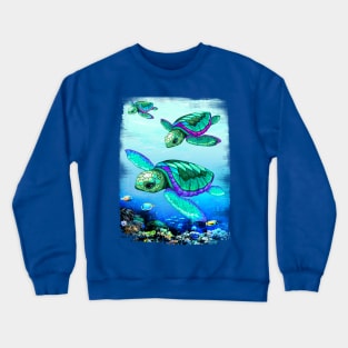 Sea Turtles Dance Crewneck Sweatshirt